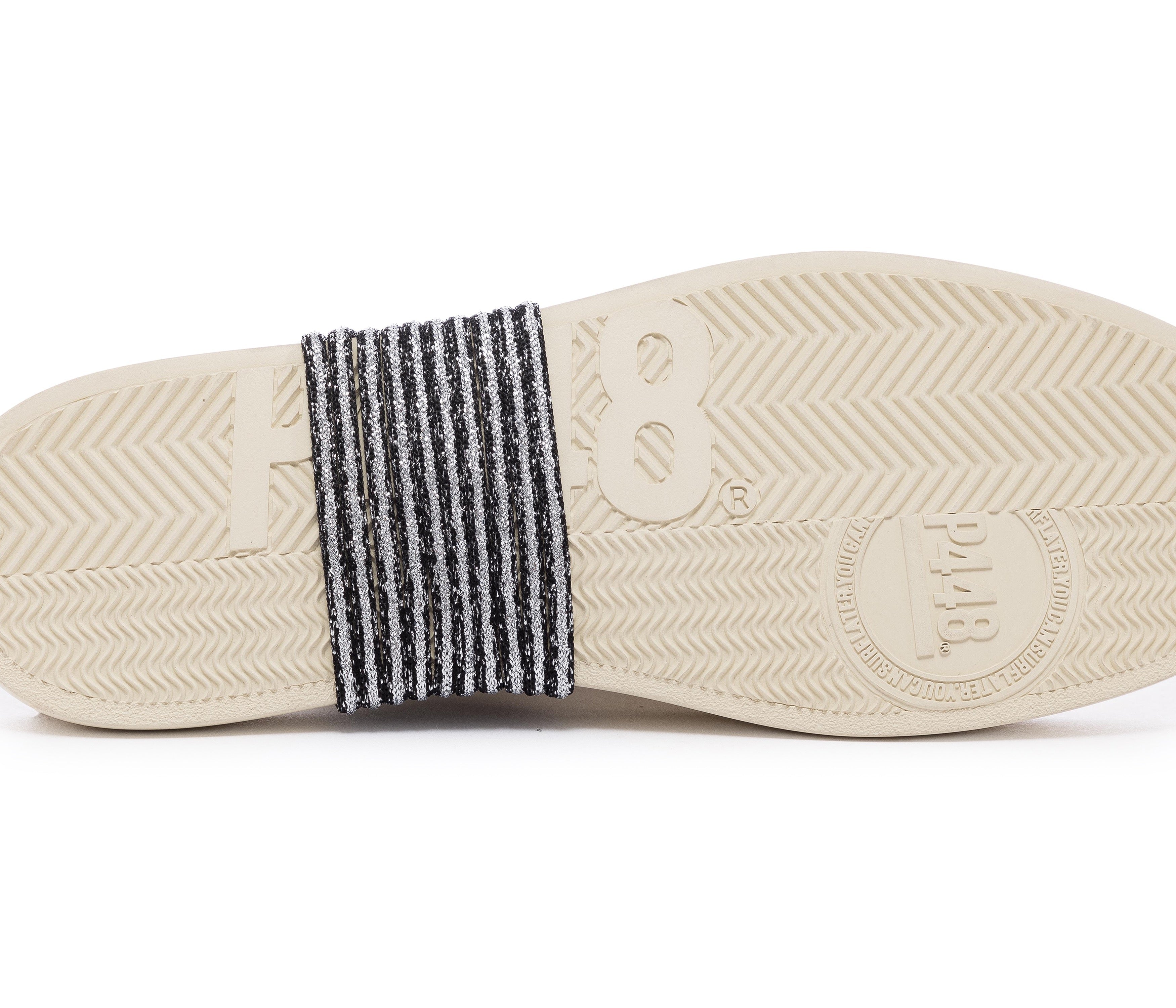 Shoelaces Black Glitter/Silver