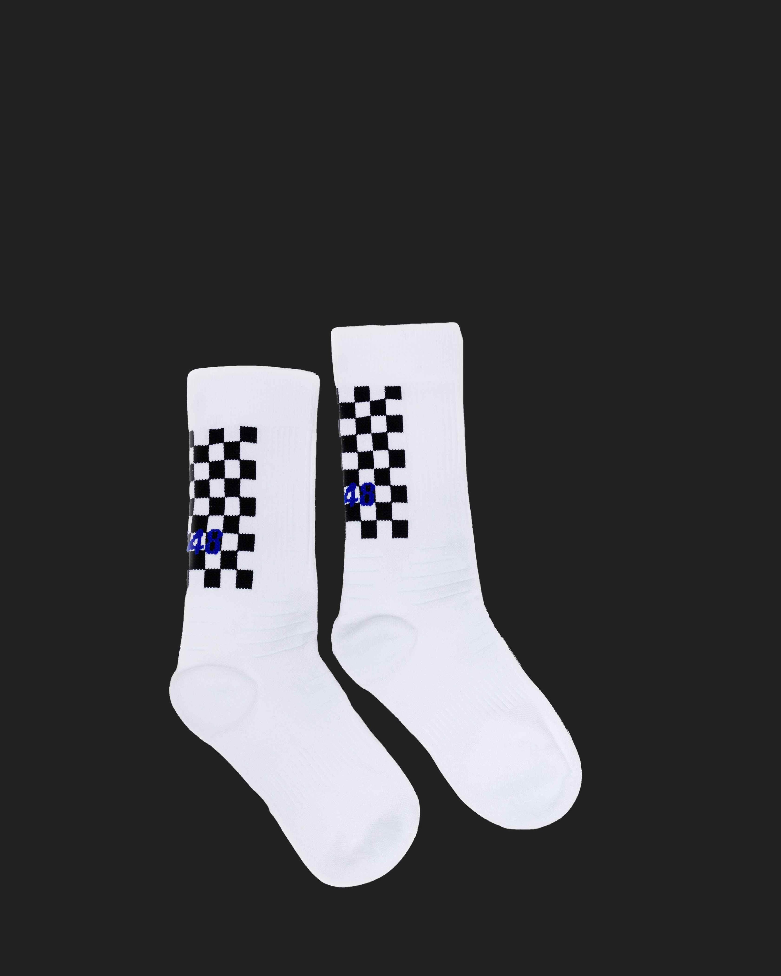 Socks White/Check