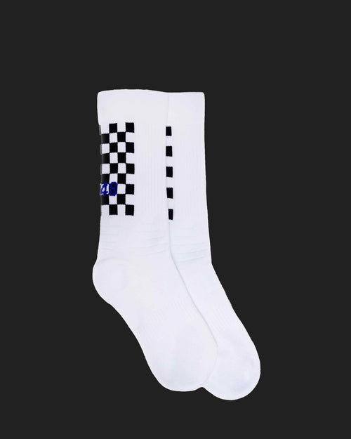 Socks White/Check