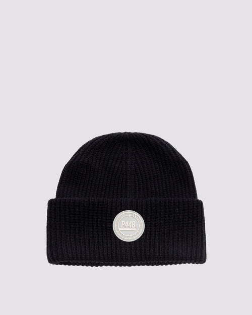 P448 Black Beanie