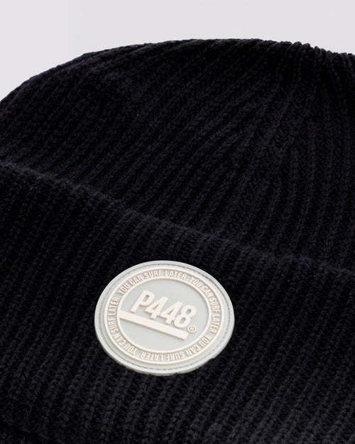 P448 Black Beanie