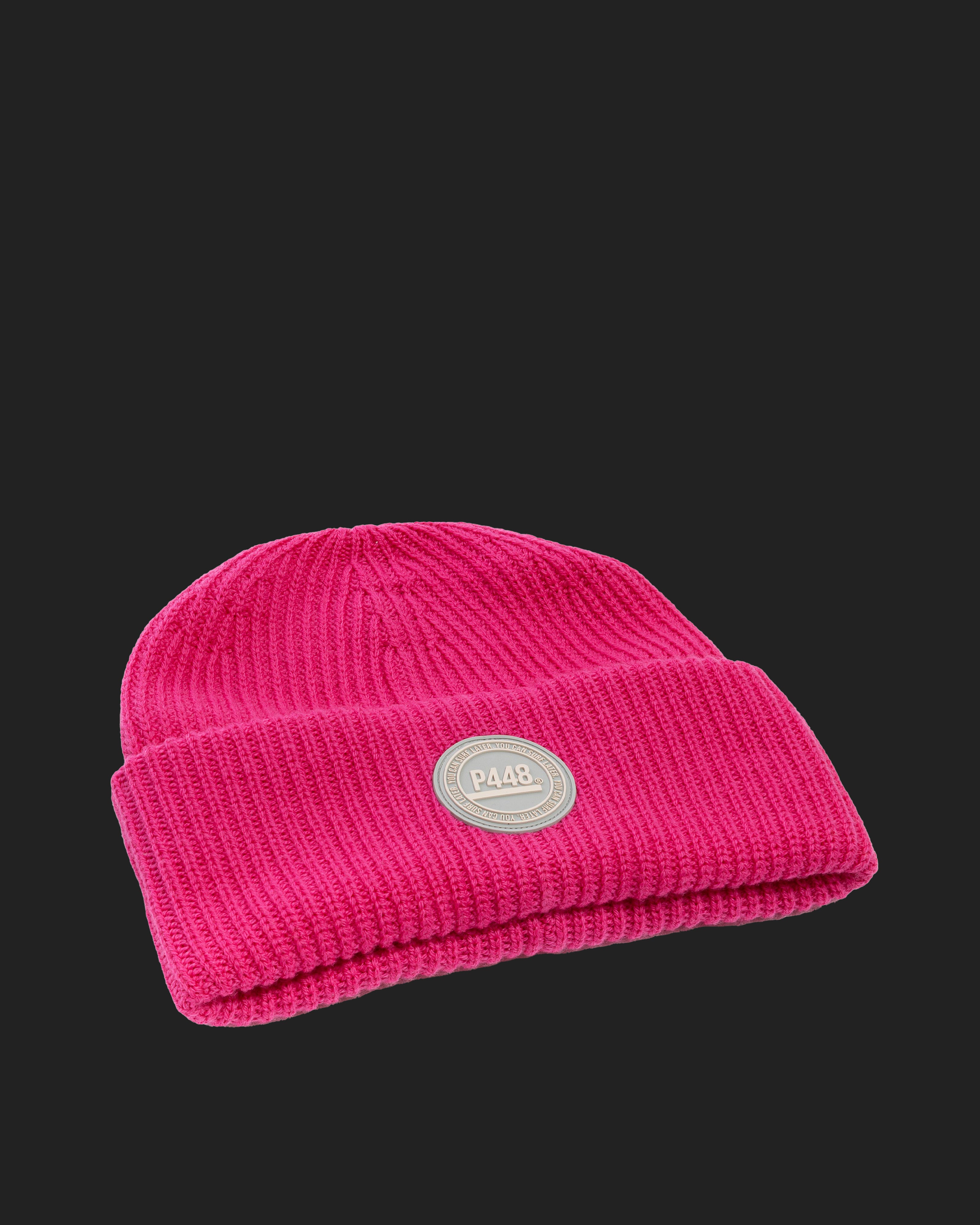 P448 Fuchsia Beanie