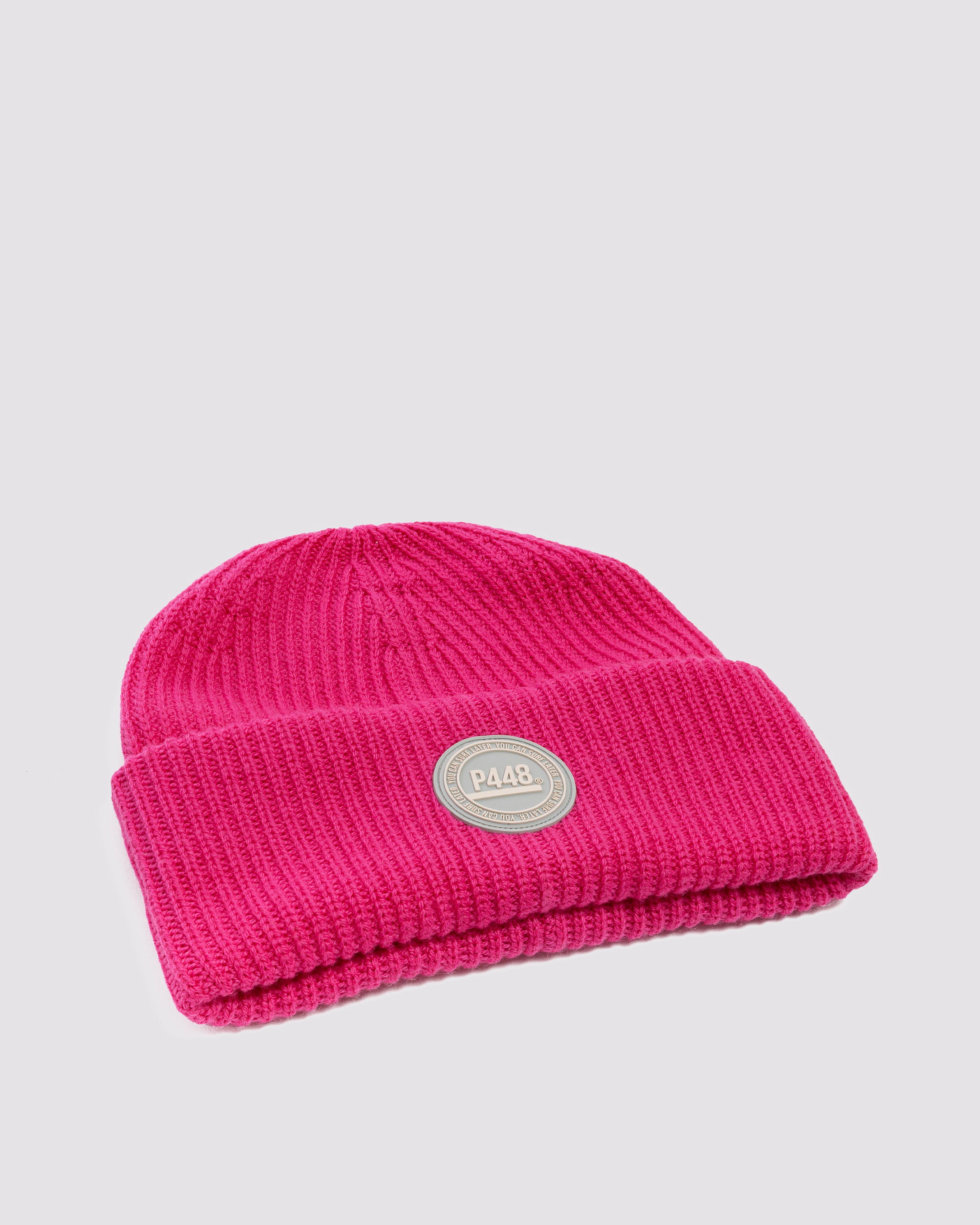 P448 Fuchsia Beanie