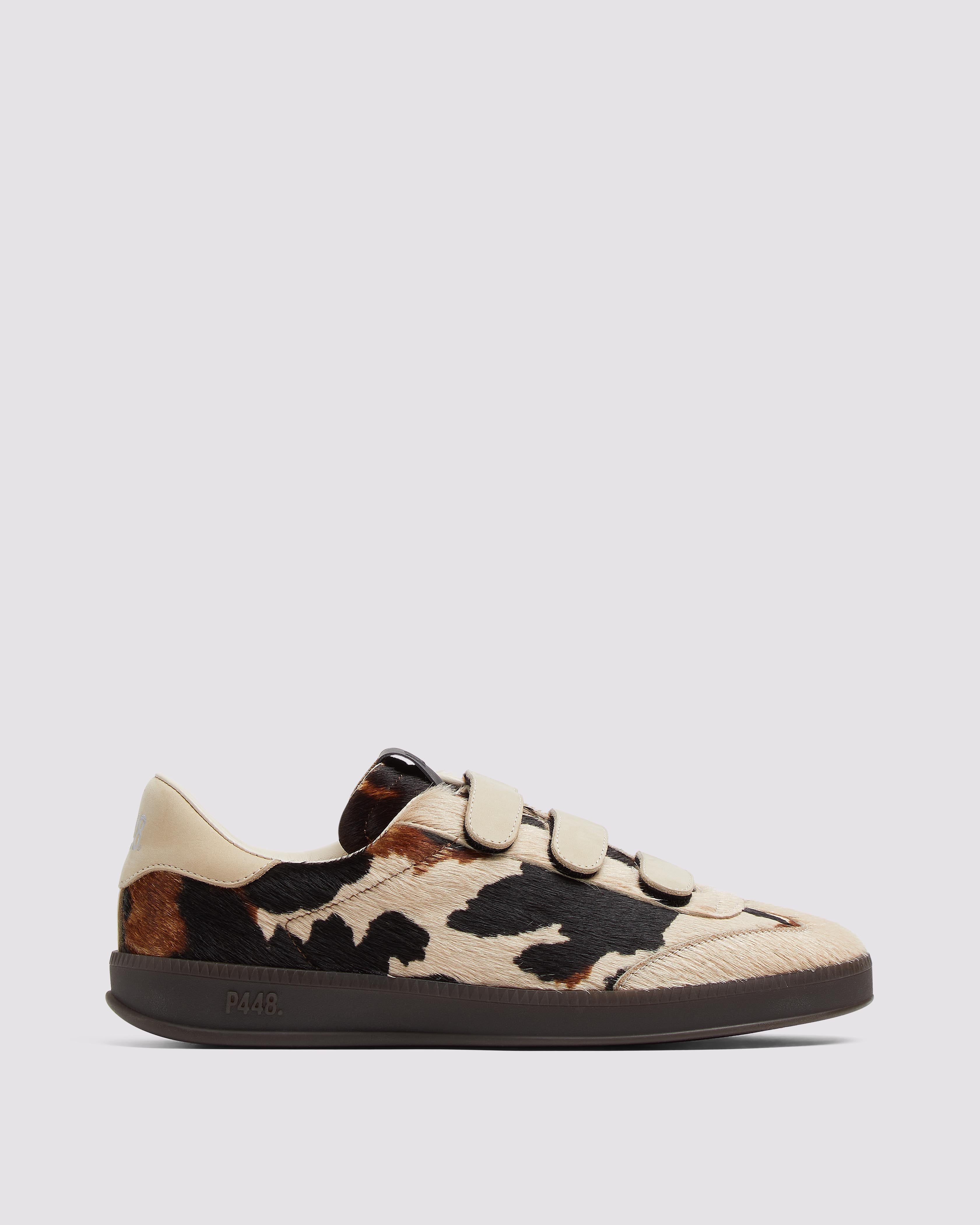 Capri Leopard/Camel - Women's Leopard Print Low-Top Sneaker – P448®