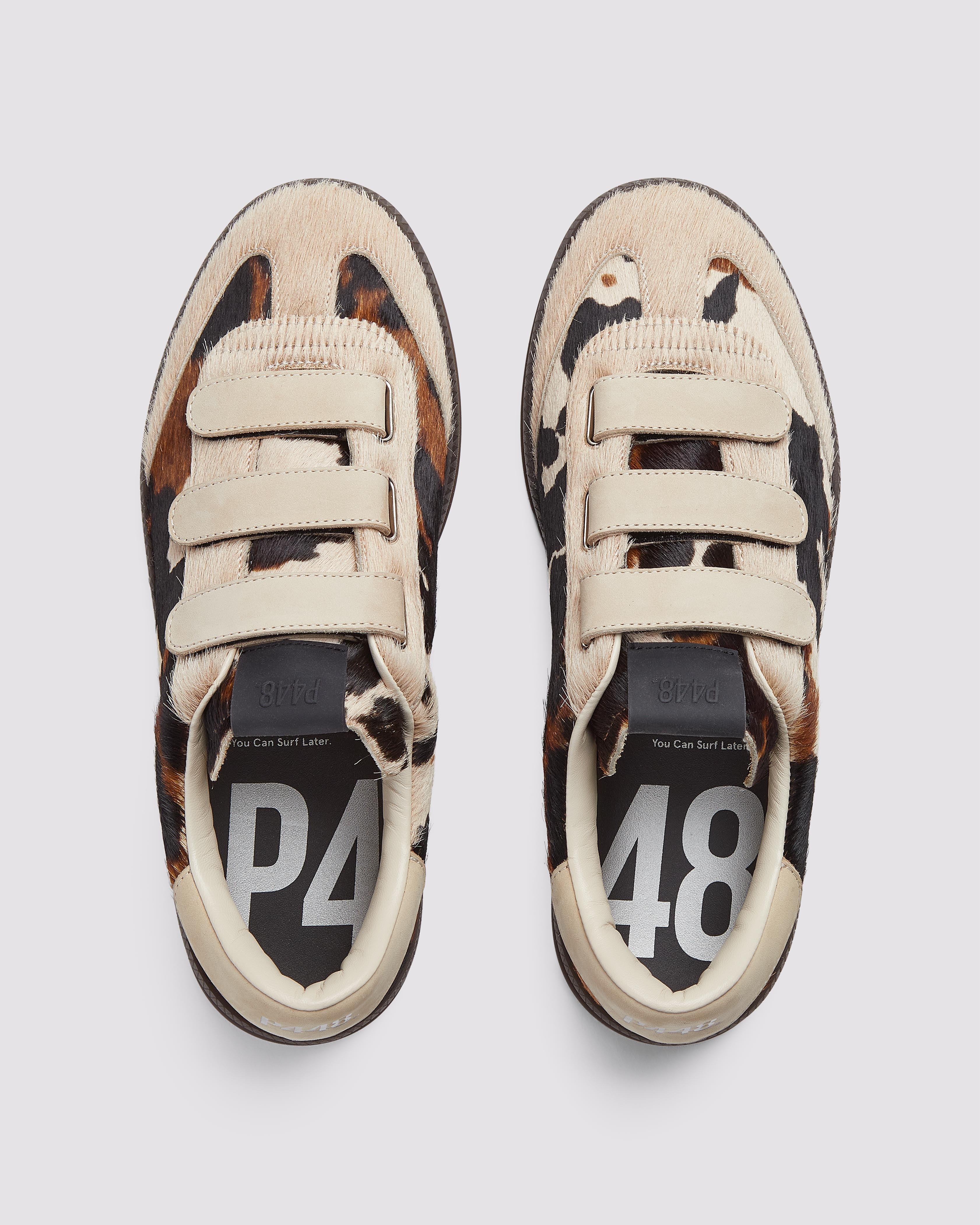 Capri Leopard/Camel - Women's Leopard Print Low-Top Sneaker – P448®