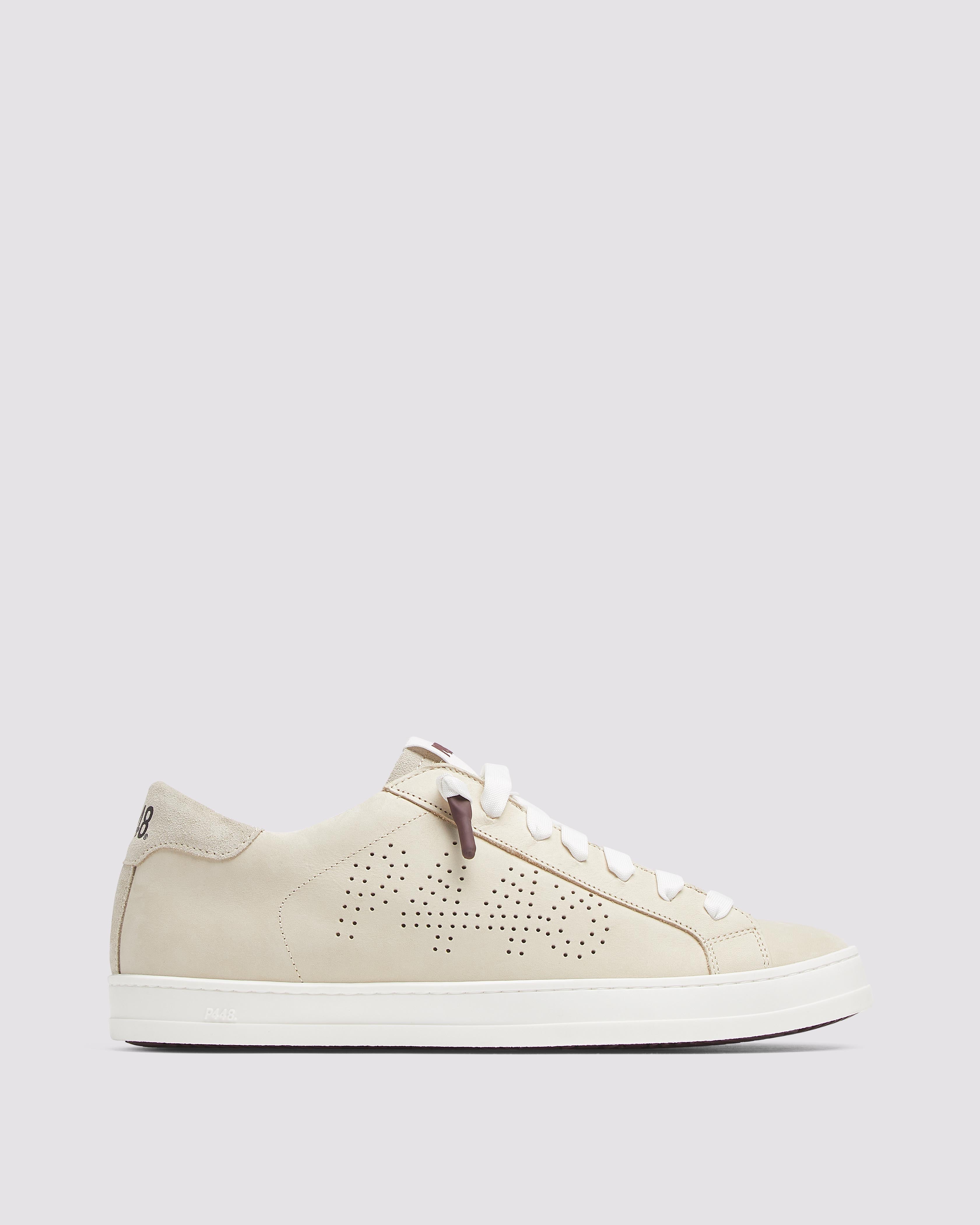John Slate - Men's Low-Top Grey Nubuck Leather Sneaker – P448®