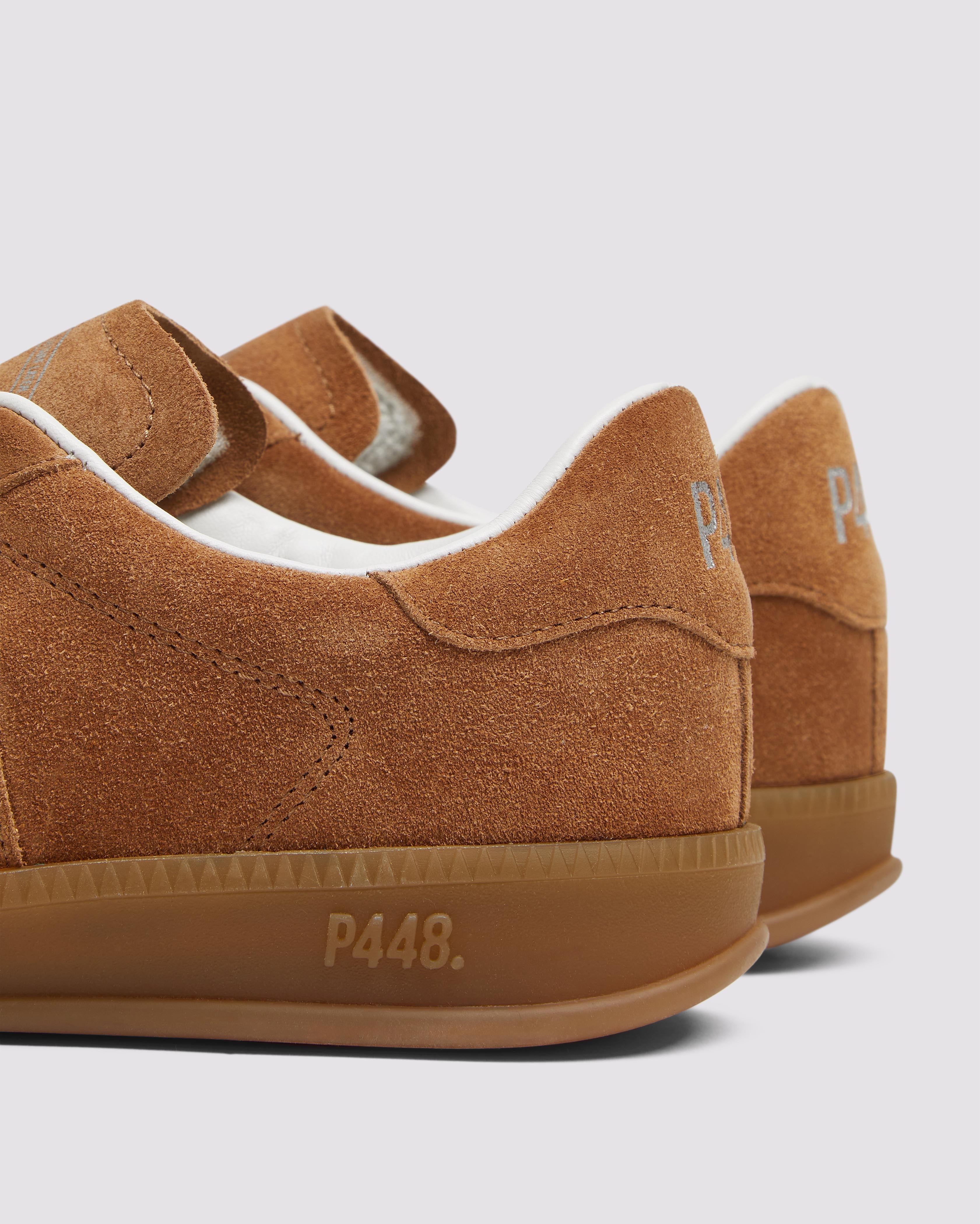 Monza Espresso - Low-Top All Brown Suede Sneaker – P448®