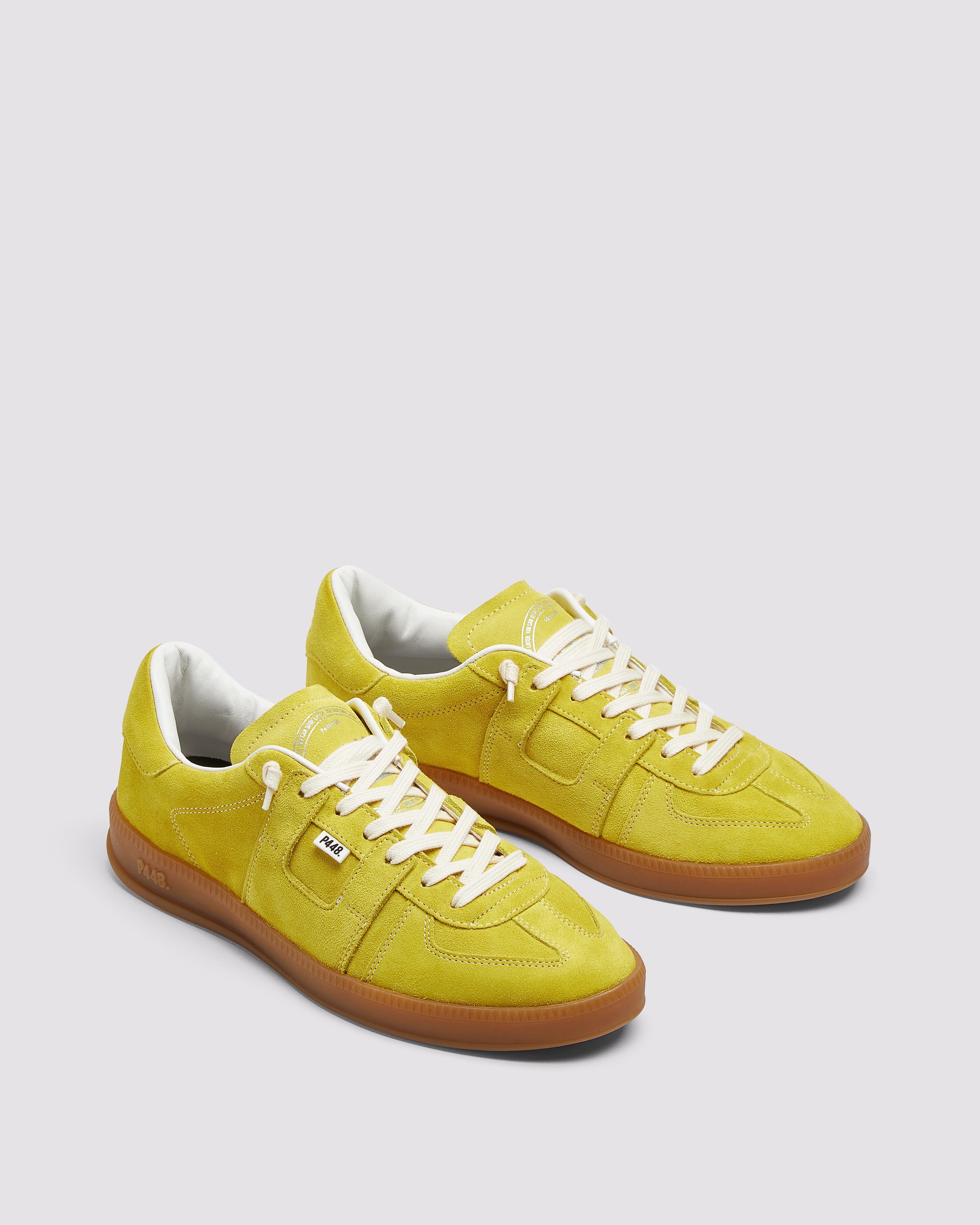 Monza Sun - Low-Top All Yellow Suede Sneaker – P448®
