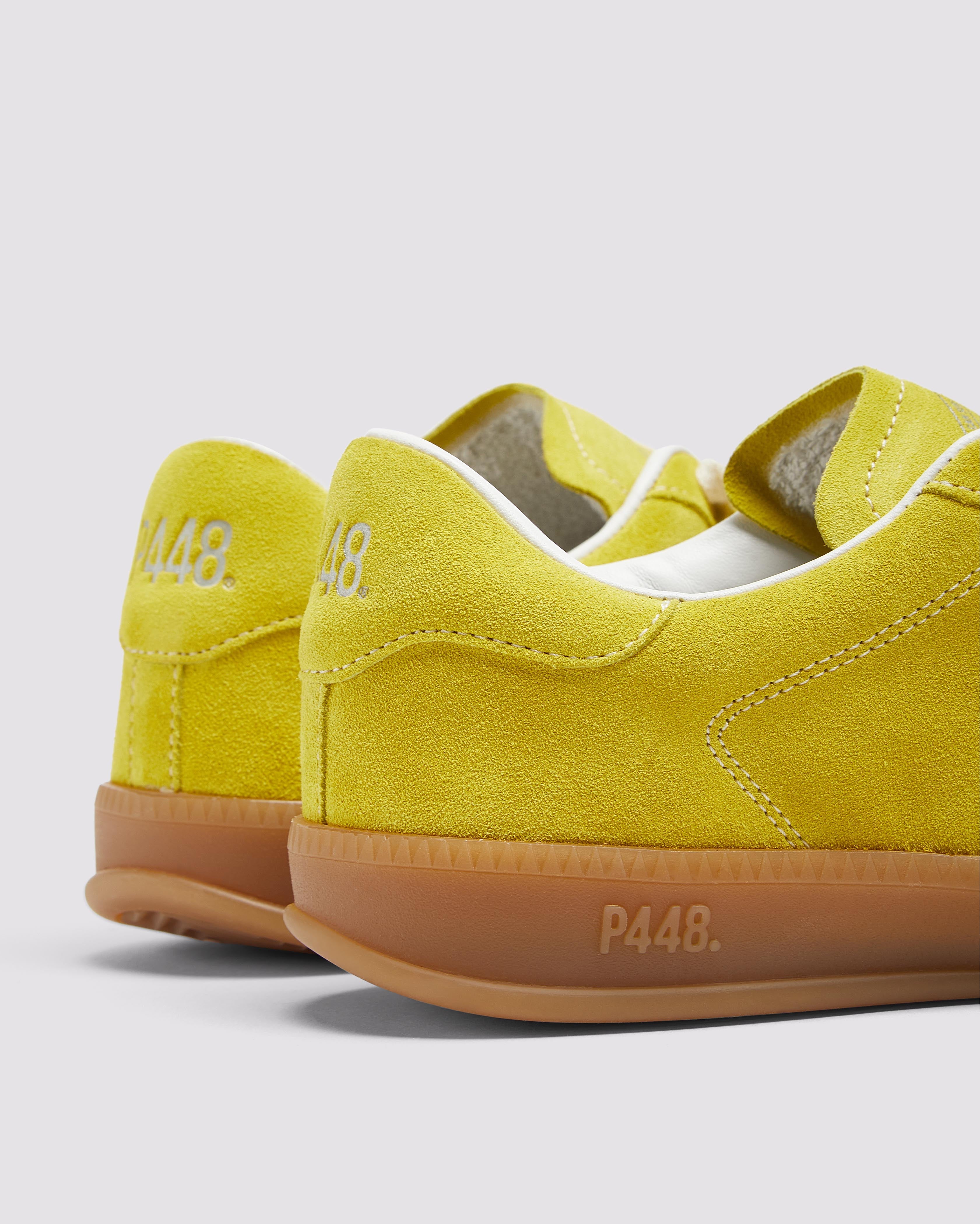 Monza Sun - Low-Top All Yellow Suede Sneaker – P448®