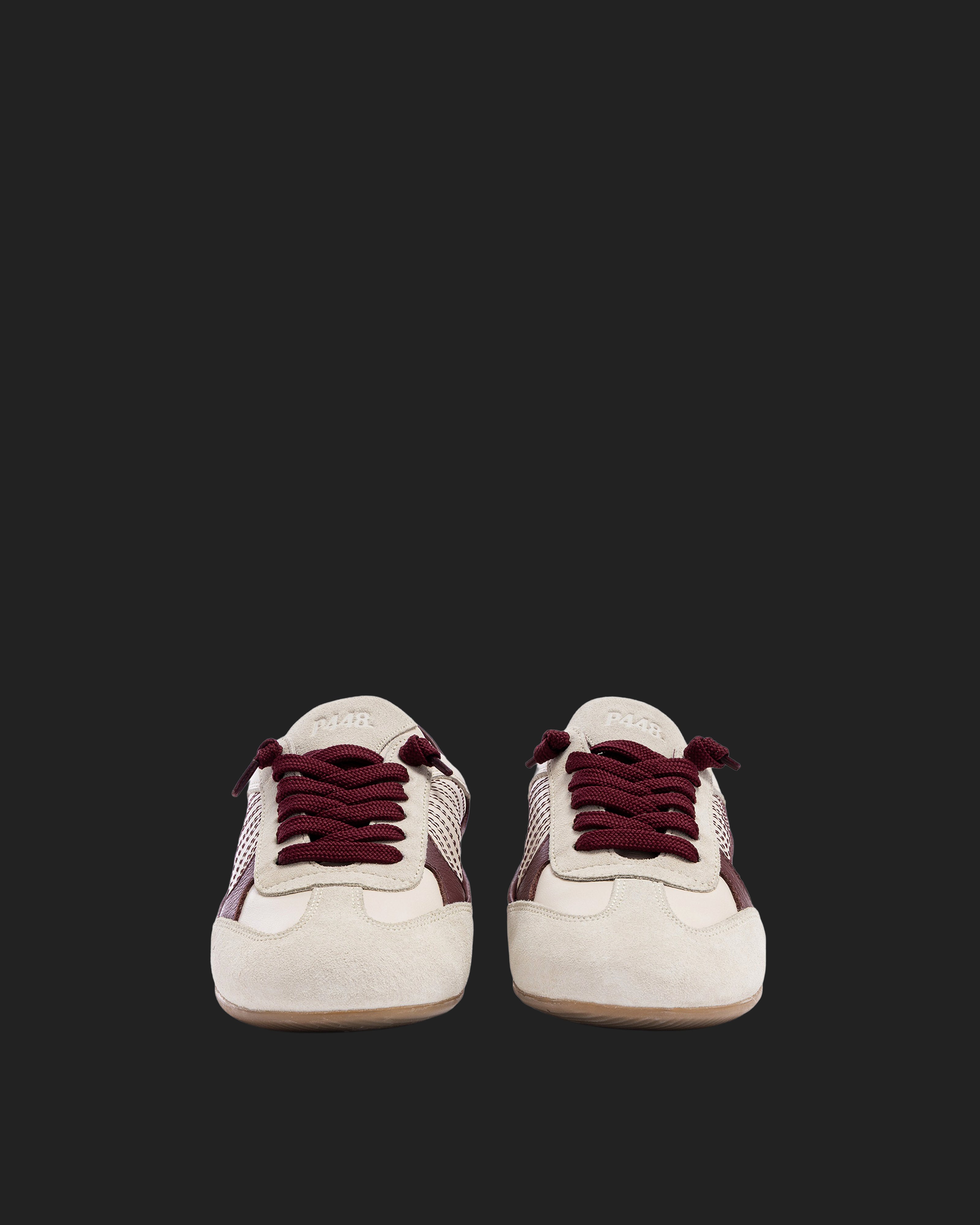 Lisbon Cream Maroon