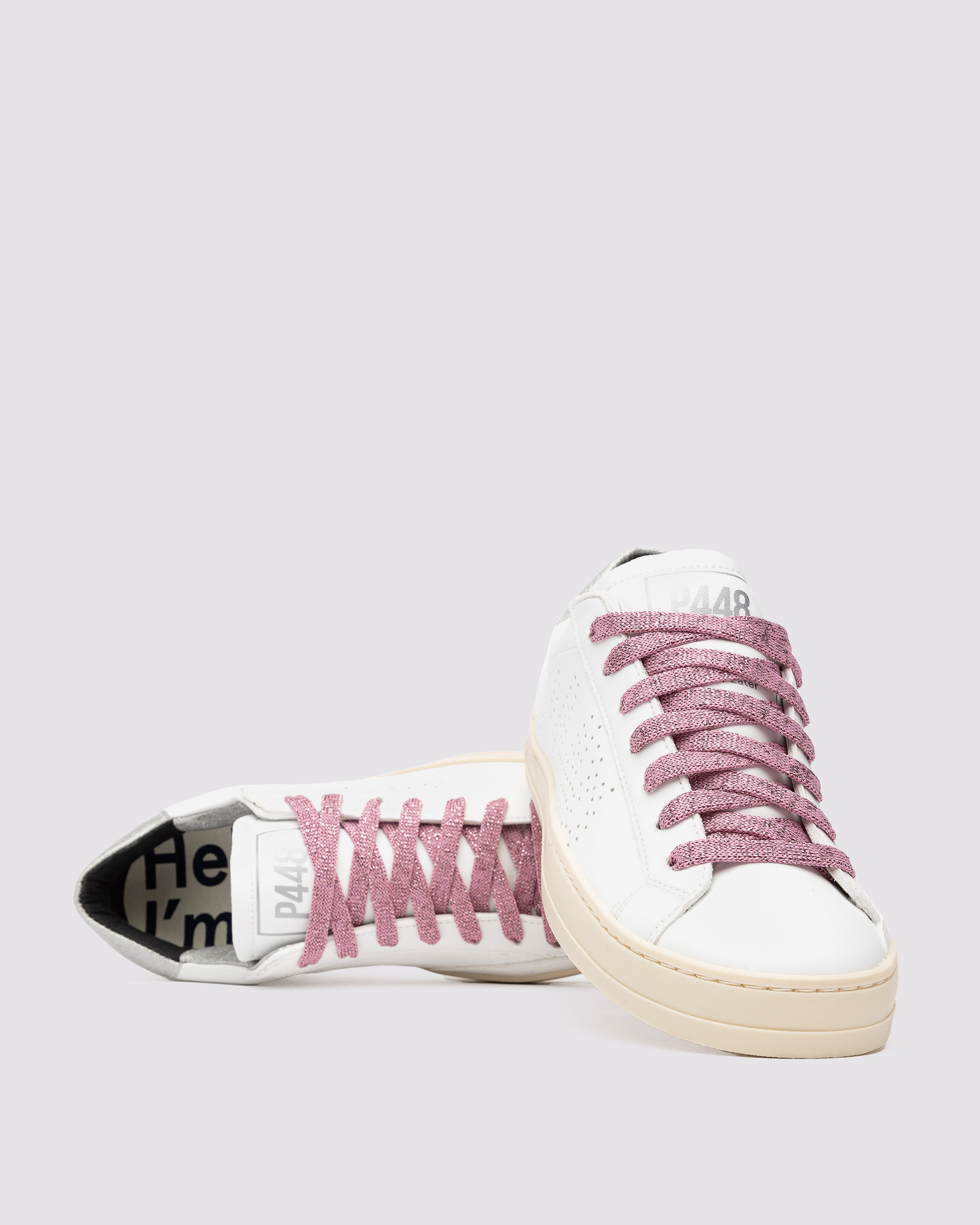 Shoelaces Metallic Pink