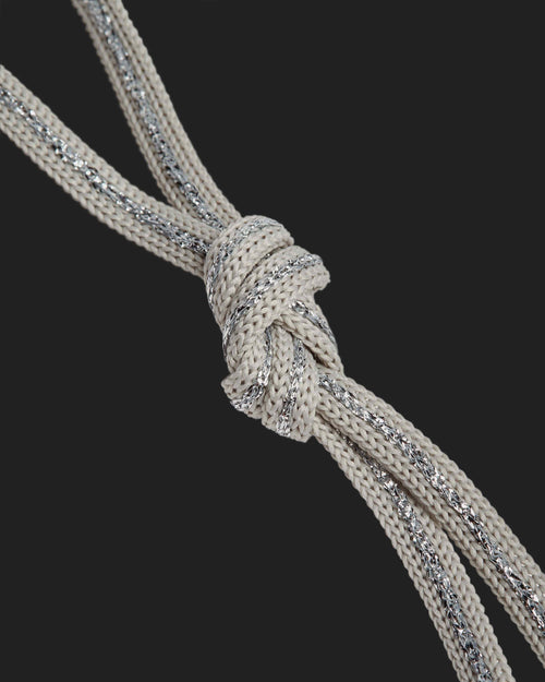 Shoelaces Multi Silver