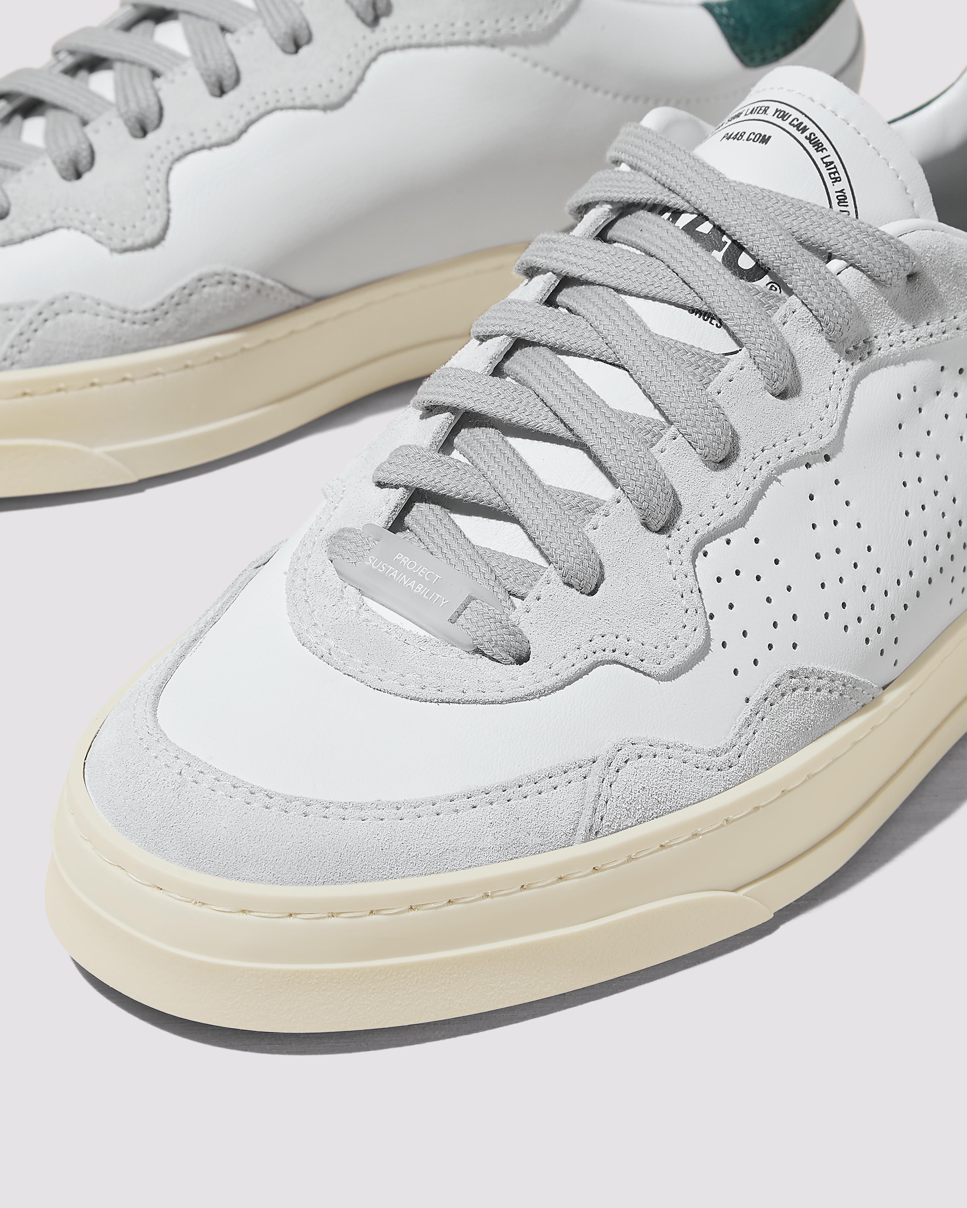 Bali Recycled White/Green Sneaker – P448®