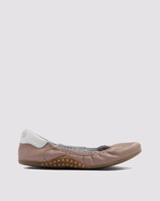 Side angle of pink flat