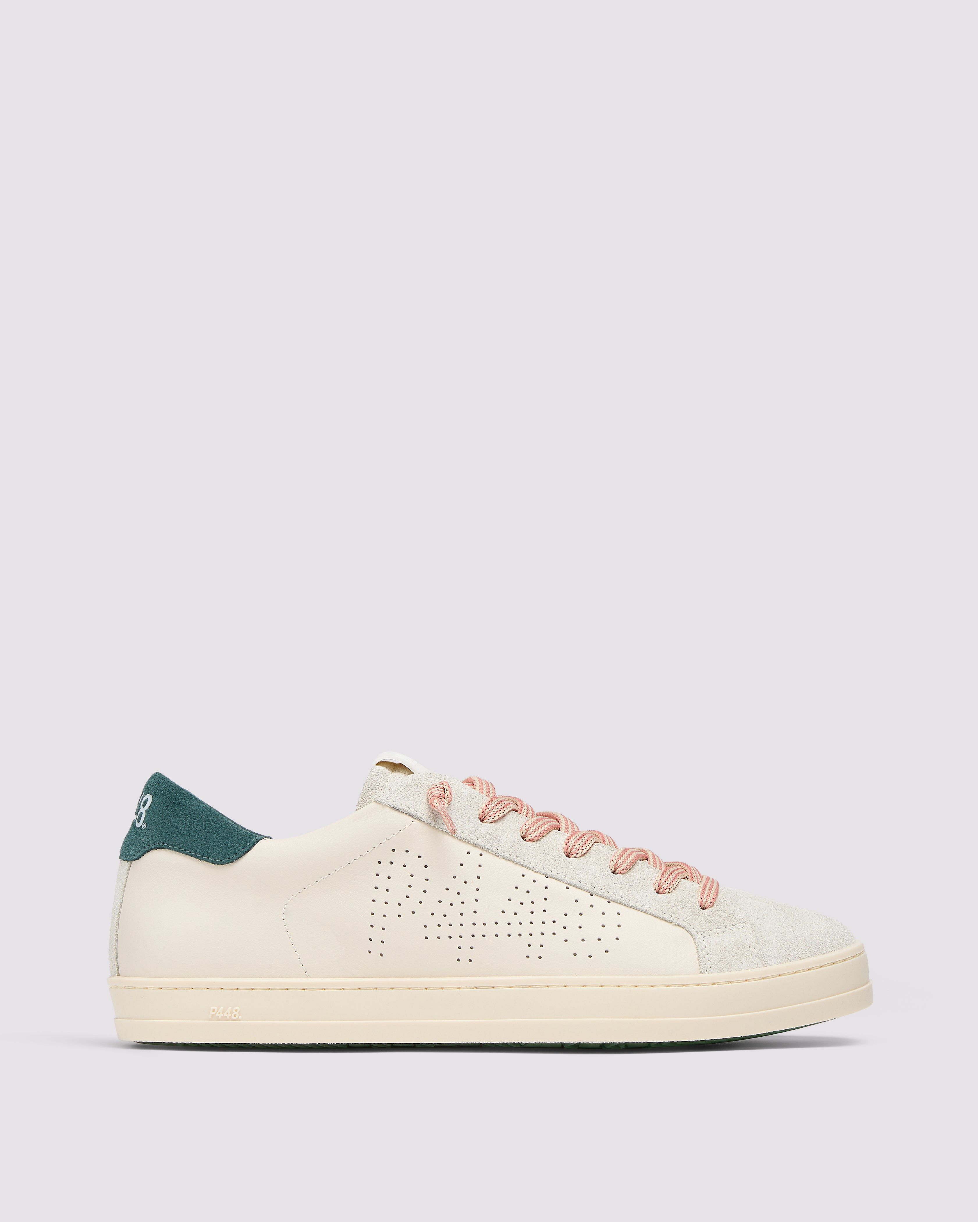John Glitter - Grey - Women's Low-Top White Glitter Sneaker – P448®