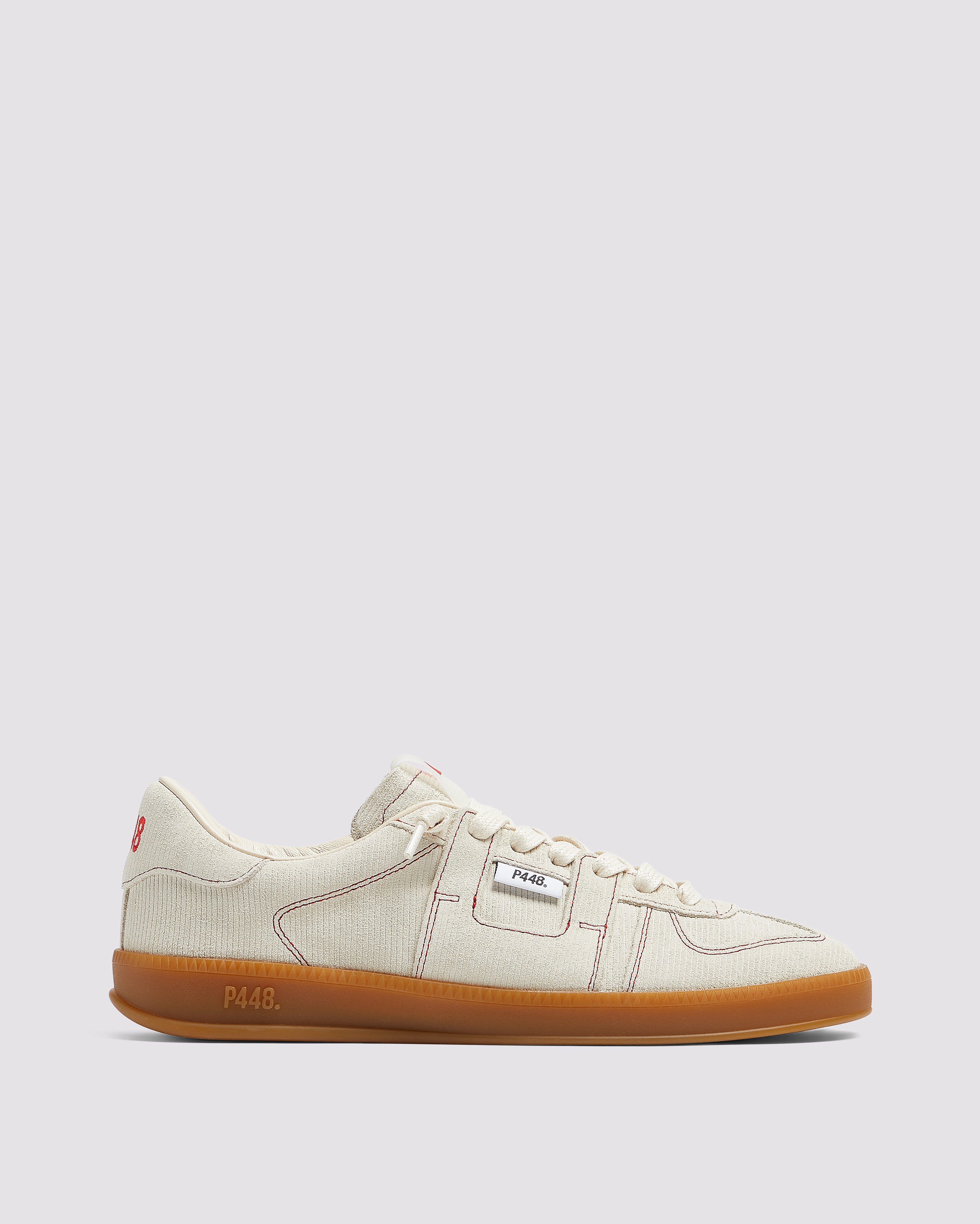 Monza Mojito - Men's Low-Top Cream Nubuck Sneaker – P448®